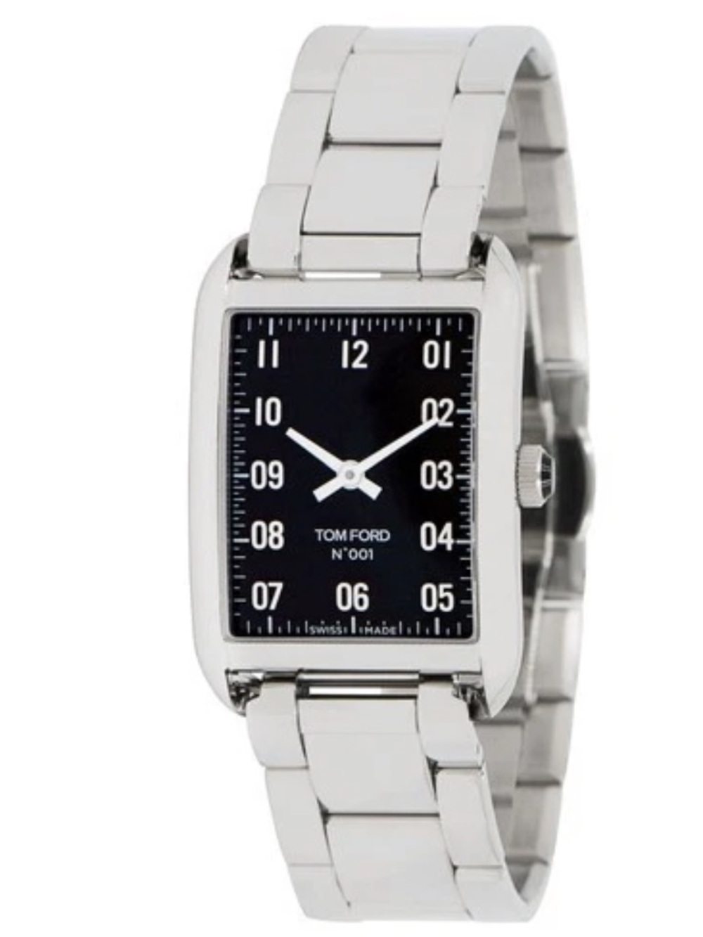 Tom Ford TF0120103084 STE Men's Tom Ford 001 Black Dial Quartz Watch